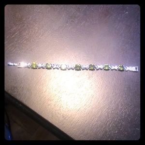 Prasiolite Gemstone 💎 Tennis Bracelet